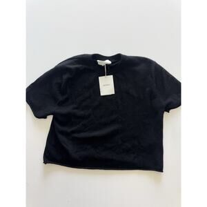 LISA YANG Cashmere Sweater T shirt Women’s Size 1 Black NWT